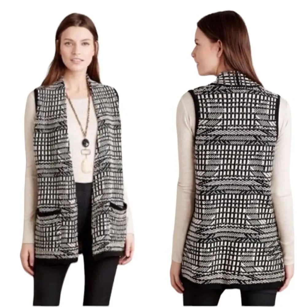 Angel of the North Anthropologie Roenne Wool Blend Sweater Vest